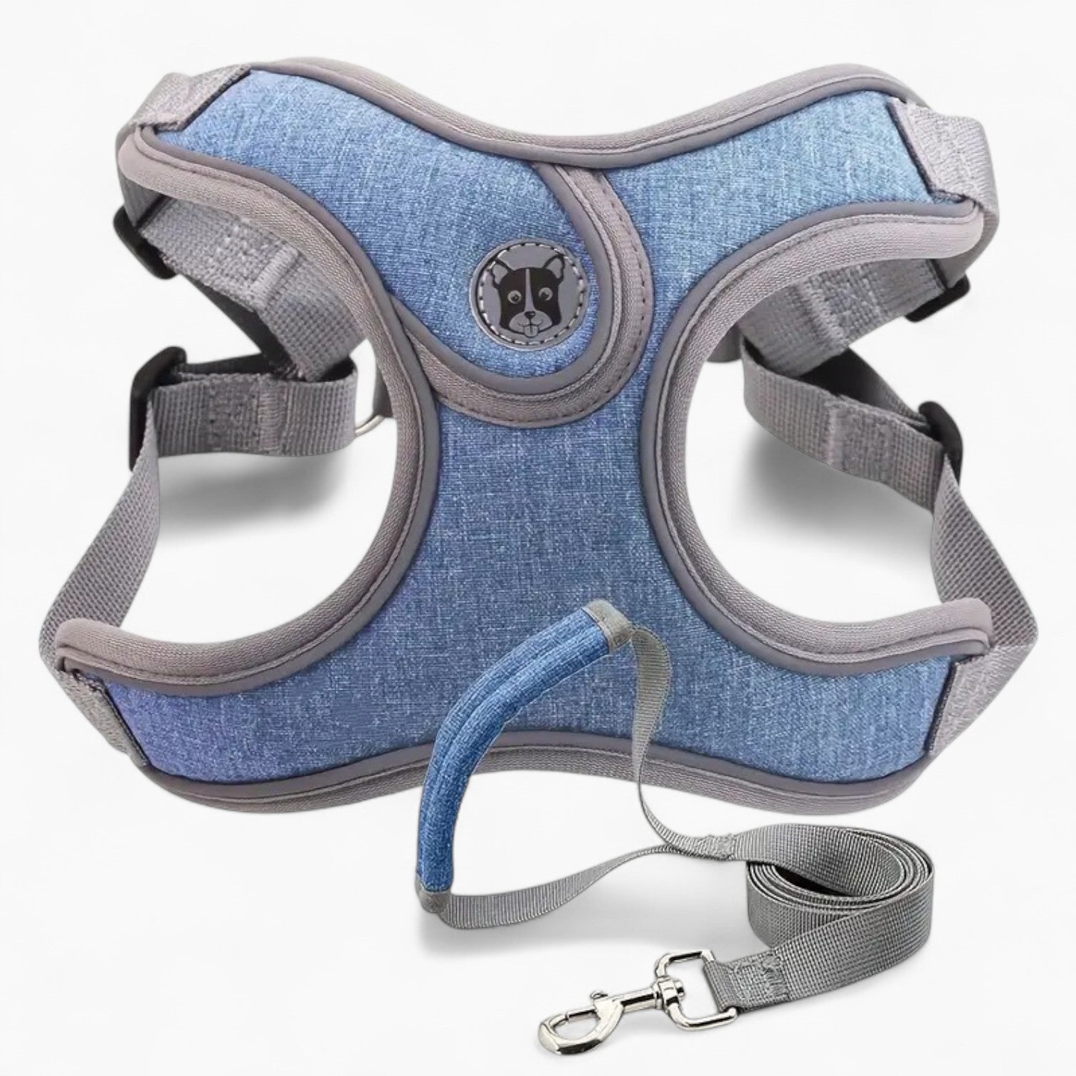 French Bulldog Snugwalk Frenchie Adjustable Harness Leash Set –