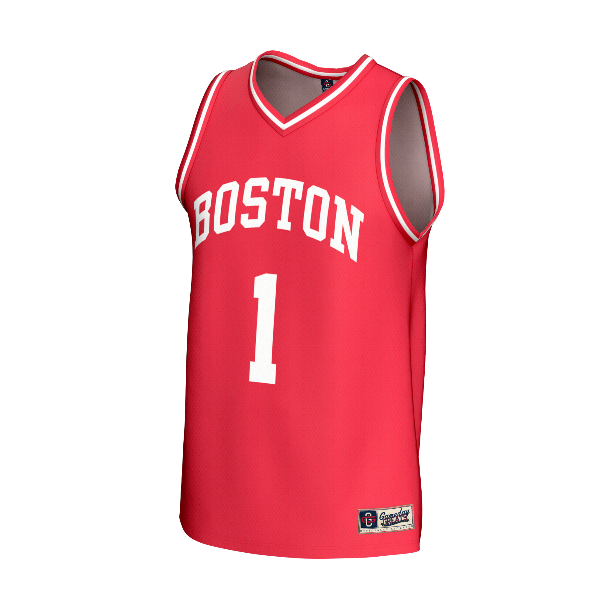 [DDG] Boston University GameDay Greats Unisex Lightweight Collegiate Men's Basketball Fashion Jersey - Scarlet