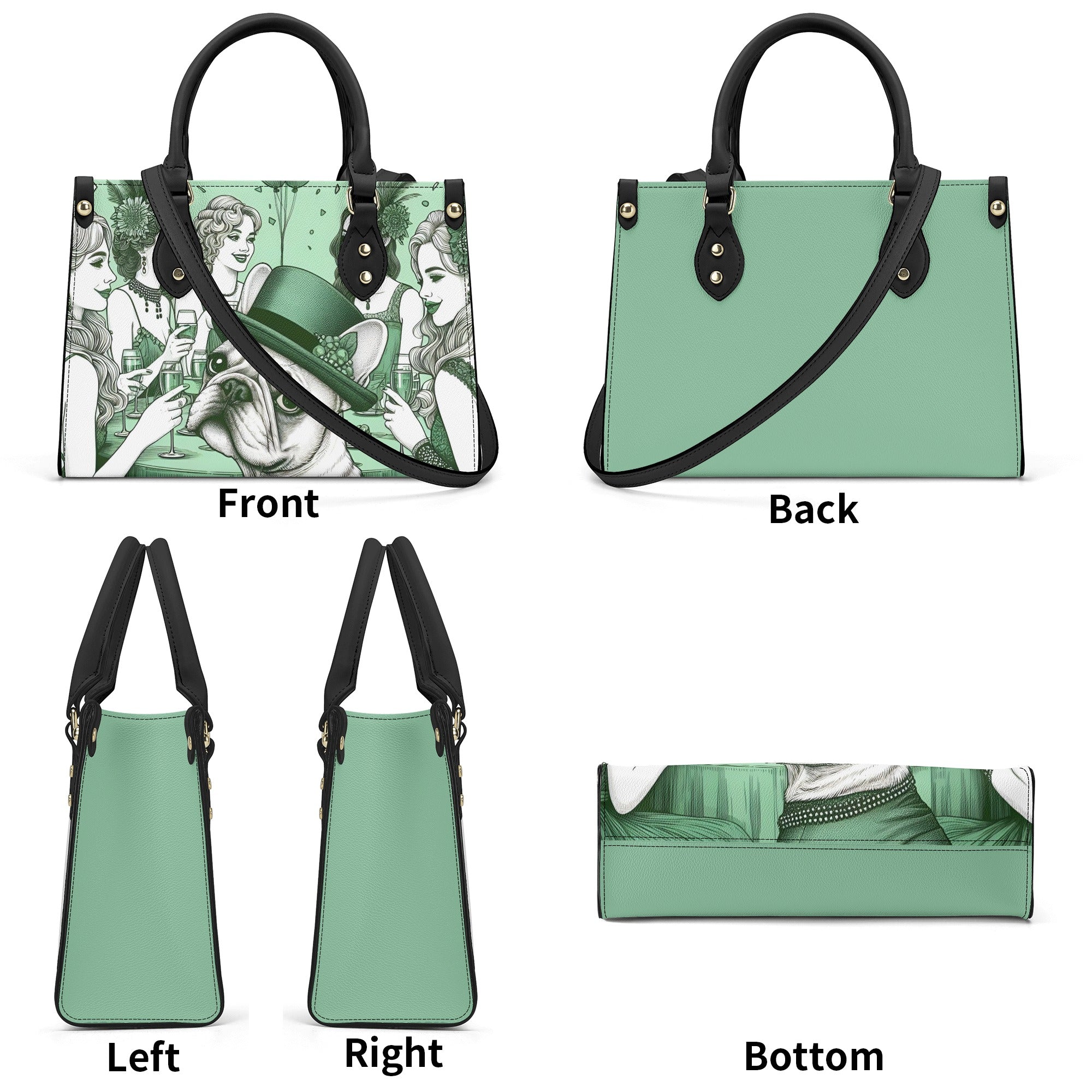 French Bulldog Lover Dixie Luxury Women Handbag Gift For Dog Lovers