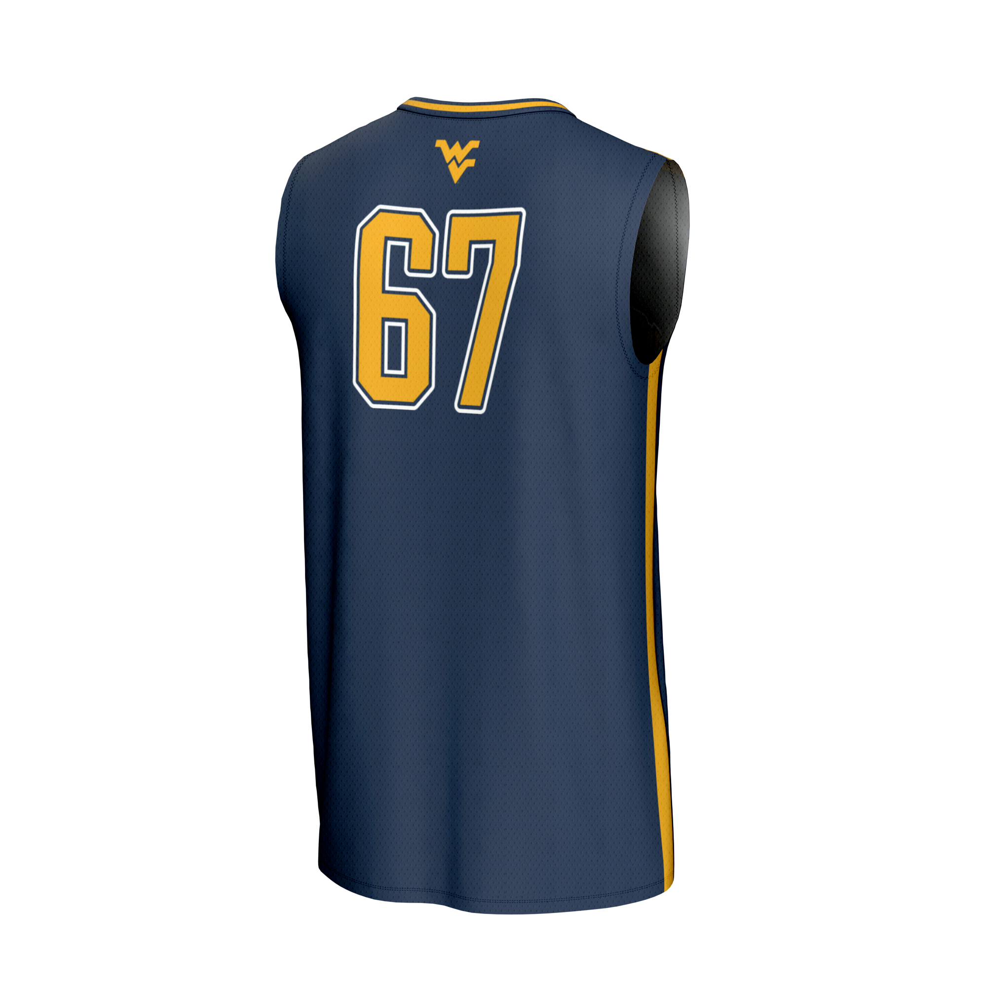 [NJP] West Virginia Mountaineers GameDay Greats Youth Lightweight Basketball Jersey - Navy