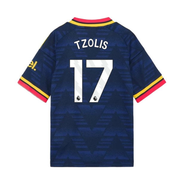 [DDJ] 2026 2027 Arsenal Shirt Away Apparel (Kids) (Tzolis 17)