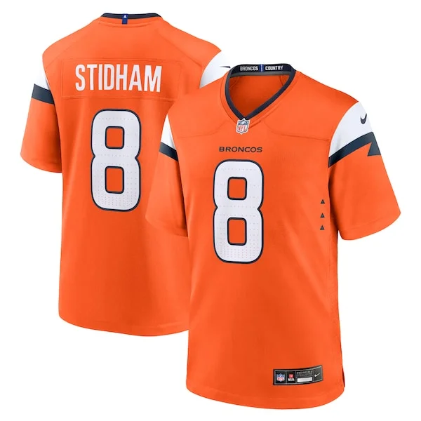 None Game NFL Jersey - Orange | Authentic Football Apparel | NFL Footb