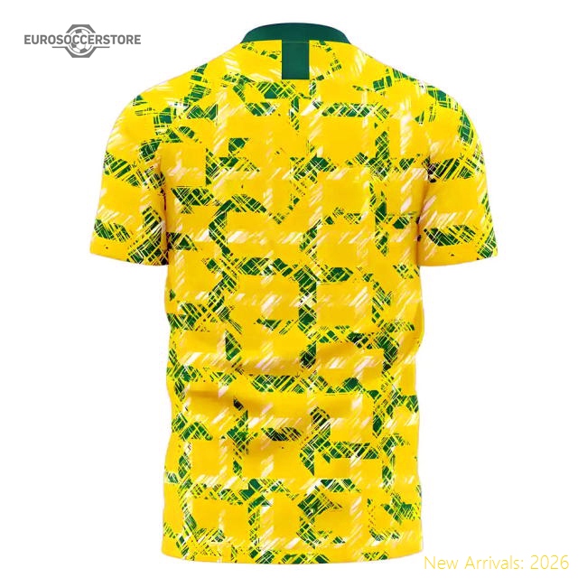 Norwich 1990s Home Concept Football Kit (libero) - Unbeatable Value