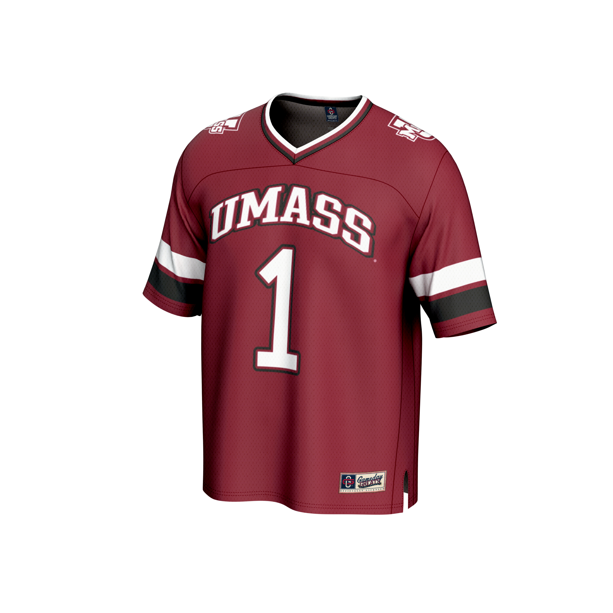 [Youth] UMass Minutemen #1 Football Jersey - Maroon | Stadium Series 26/27 Season
