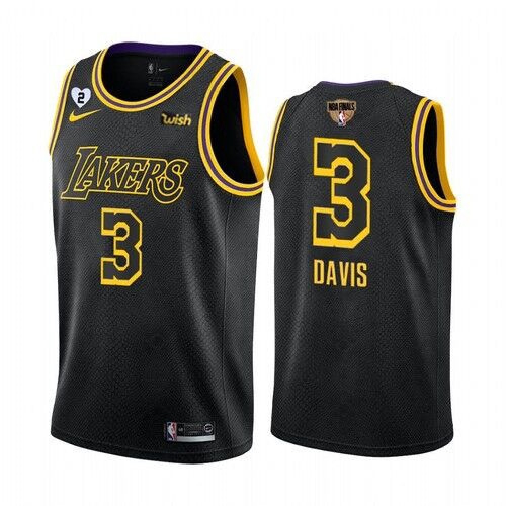 High-Quality Los Angeles Lakers 3 Jersey Black - NBA Collection