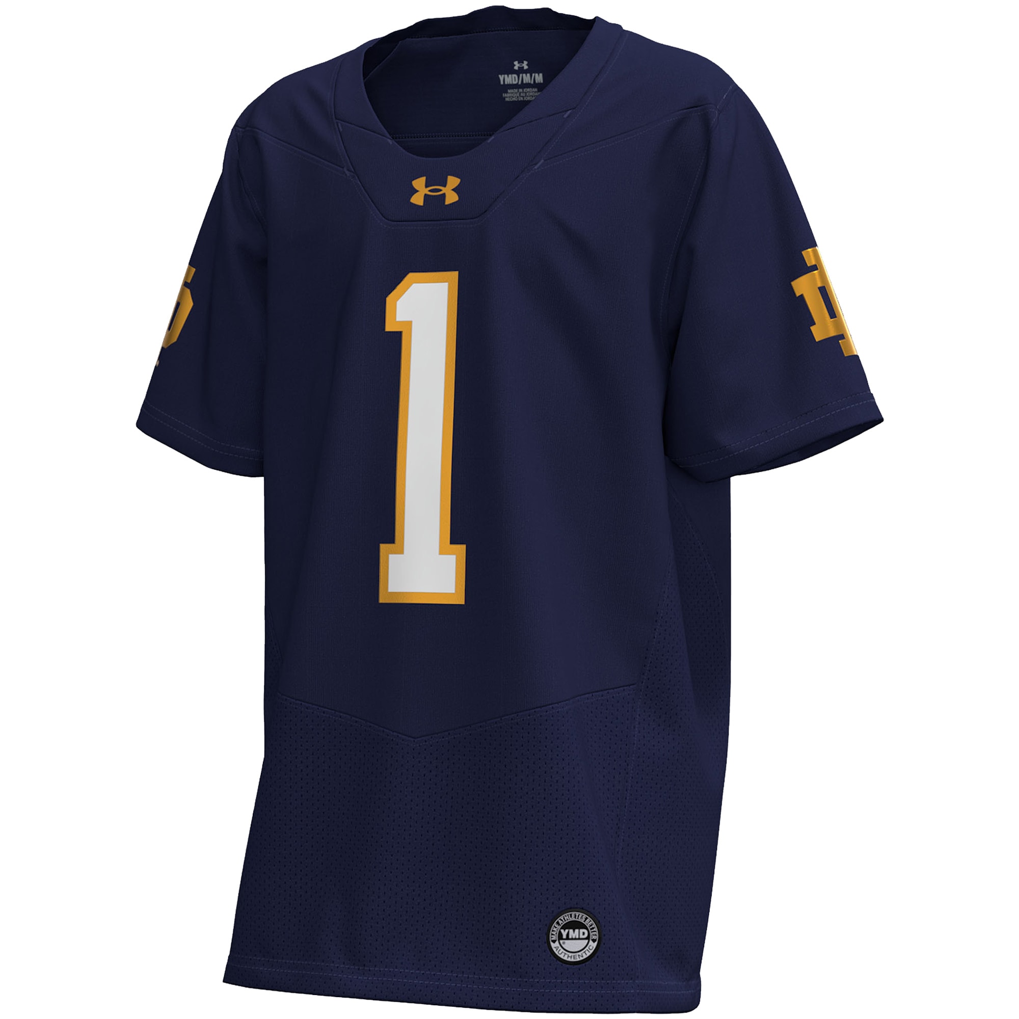 [DDG] Notre Dame Fighting Irish Youth Replica Football Jersey - Navy