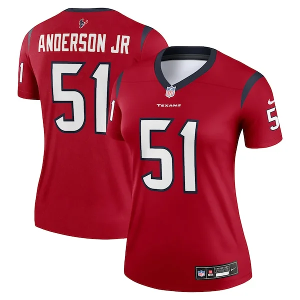 None Will Anderson  Jersey - Red | NFL Player Jersey | NFL Football