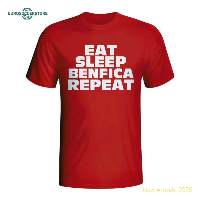 Eat Sleep Benfica Repeat T-shirt (red) - Kids