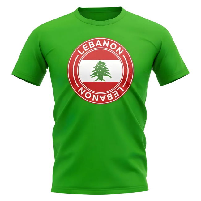 Match-Ready Lebanon Football Badge T-Shirt (Green) Climate-Control