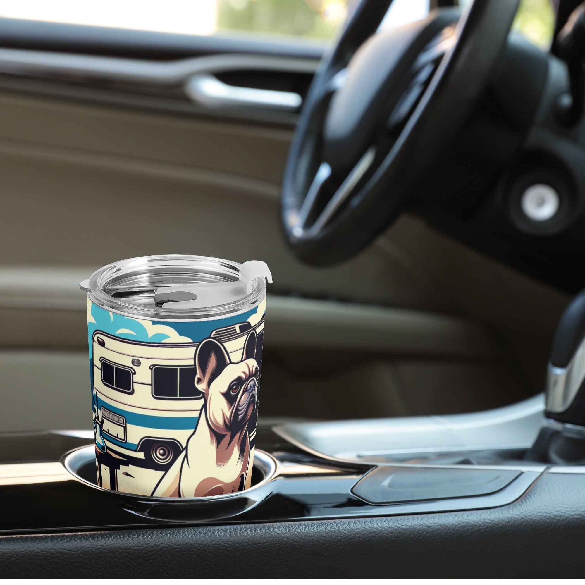 French Bulldog Paisley Tumbler Cute Frenchie Essential