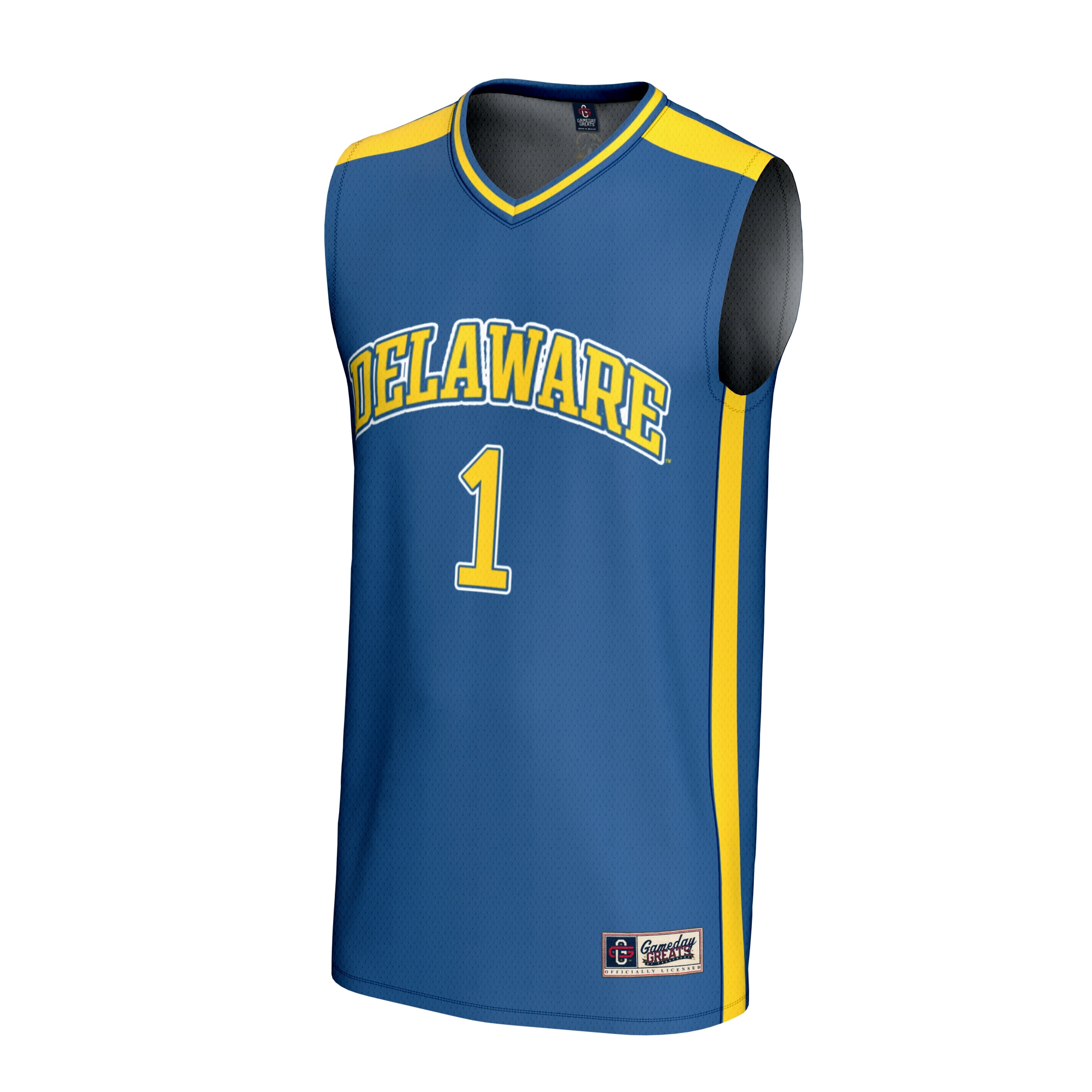 [DDG] Delaware Fightin' Blue Hens GameDay Greats Youth Lightweight Collegiate Basketball Fashion Jersey - Royal