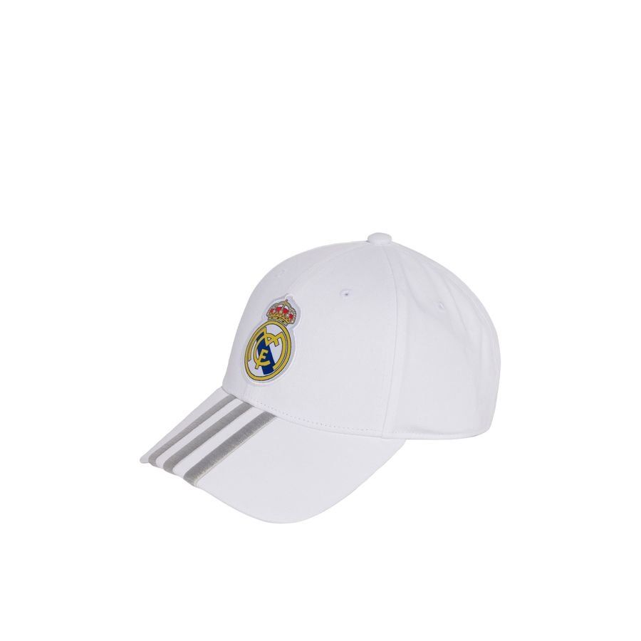 Real Madrid Cap Logo Pure White In Multiple Adult Sizes