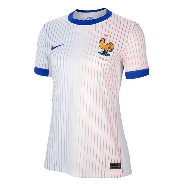 Genuine 2024-2025 France Euro 2024 Away Uniform (Mbappe 10) (Womens)