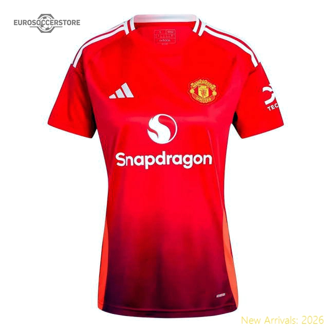 Official 2024-2025 Man Utd Home Shirt (womens) - Premium Quality