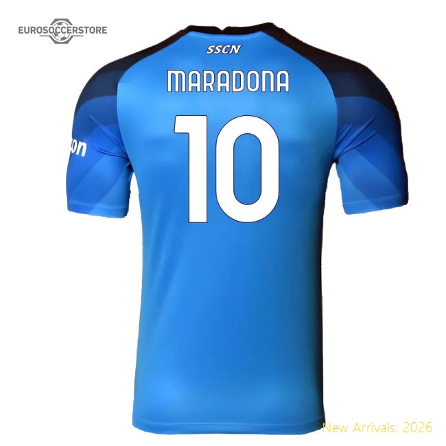 Official Home Napoli Maradona Jersey 2023-2024 Moisture-wicking