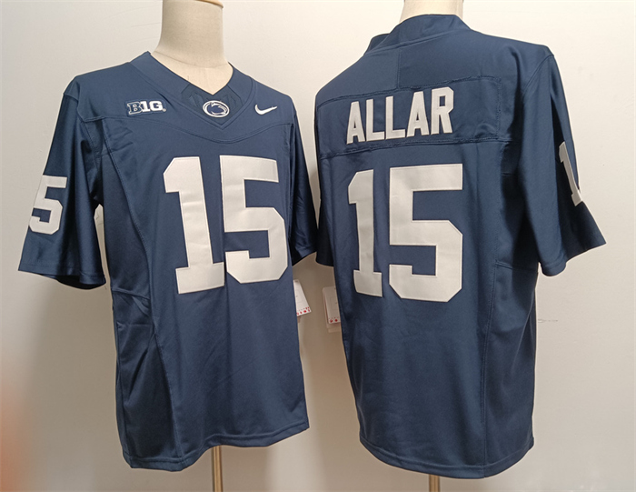 Men's None Drew Allar #15 away jersey Game 2024 alternate jersey