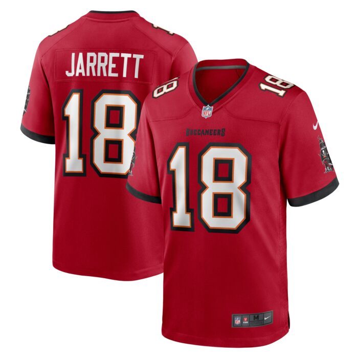 Men's Tampa Bay Buccaneers Rakim Jarrett Nike Red Game Jer...