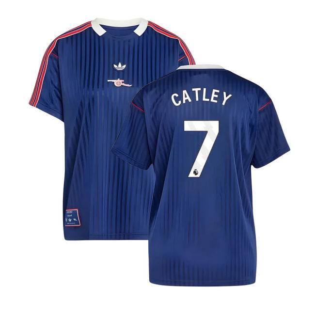 Arsenal Terrace Icons Shirt (Navy) (Catley 7)
