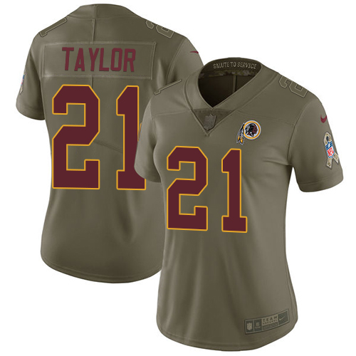 NFL W R Redskins #21 Sean Taylor Red Limited Jersey - A-v10