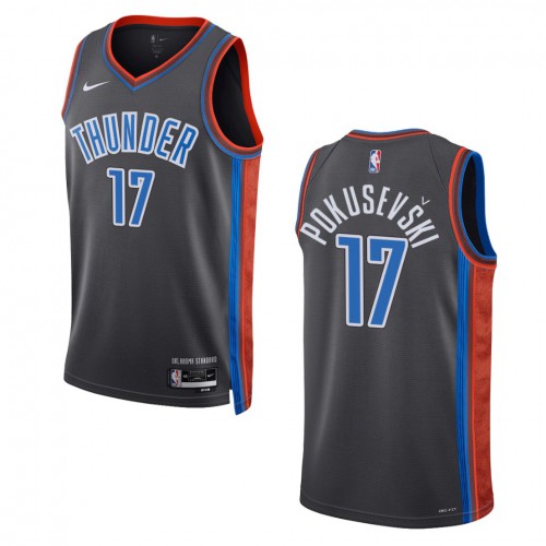 Gray City Thunder #17 Nike Performance Jersey NBA Fan Apparel