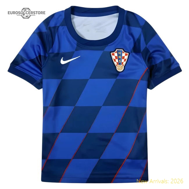 Croatia 2024-2025 Authentic Away Kit (cro) Modern Athletic