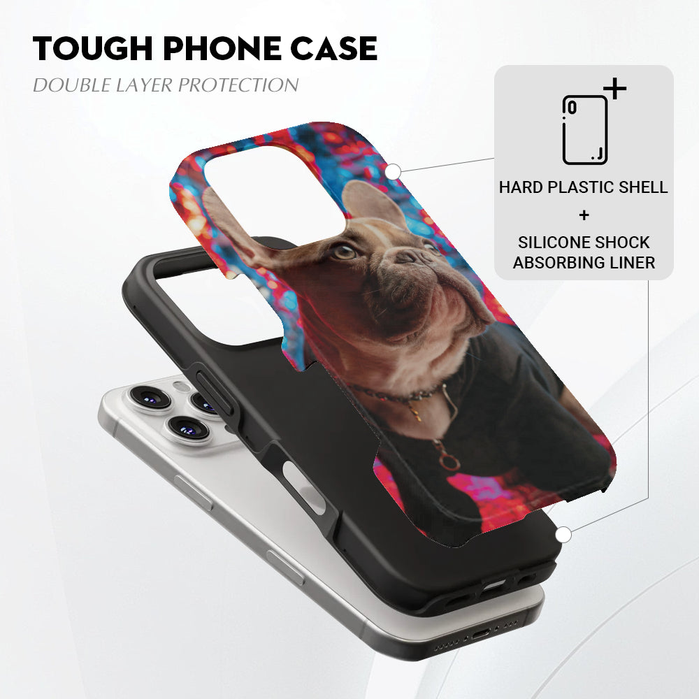 Comfortable Dean - Personalized Dual-layer Phone Case for Casual Outings