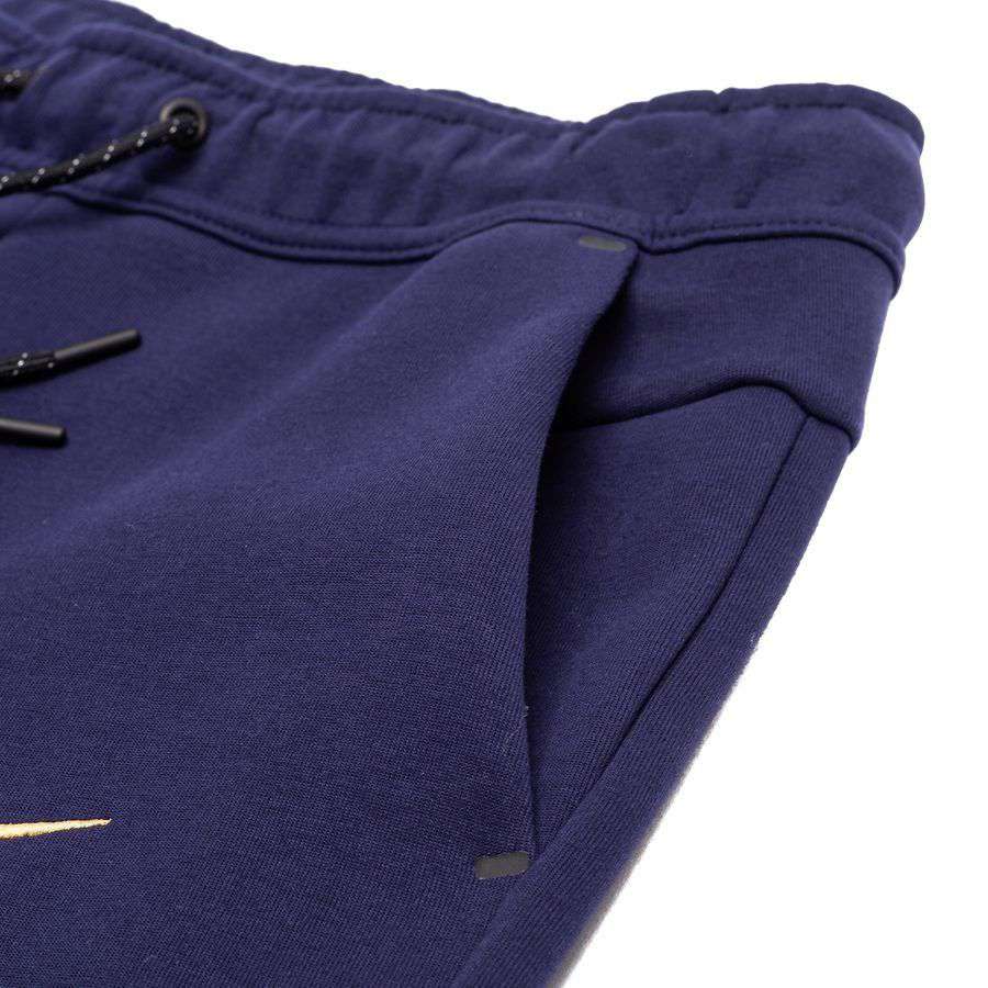 [EFKS] France Sweatpants NSW Tech Fleece Blackened Blue/Club Gold Kit