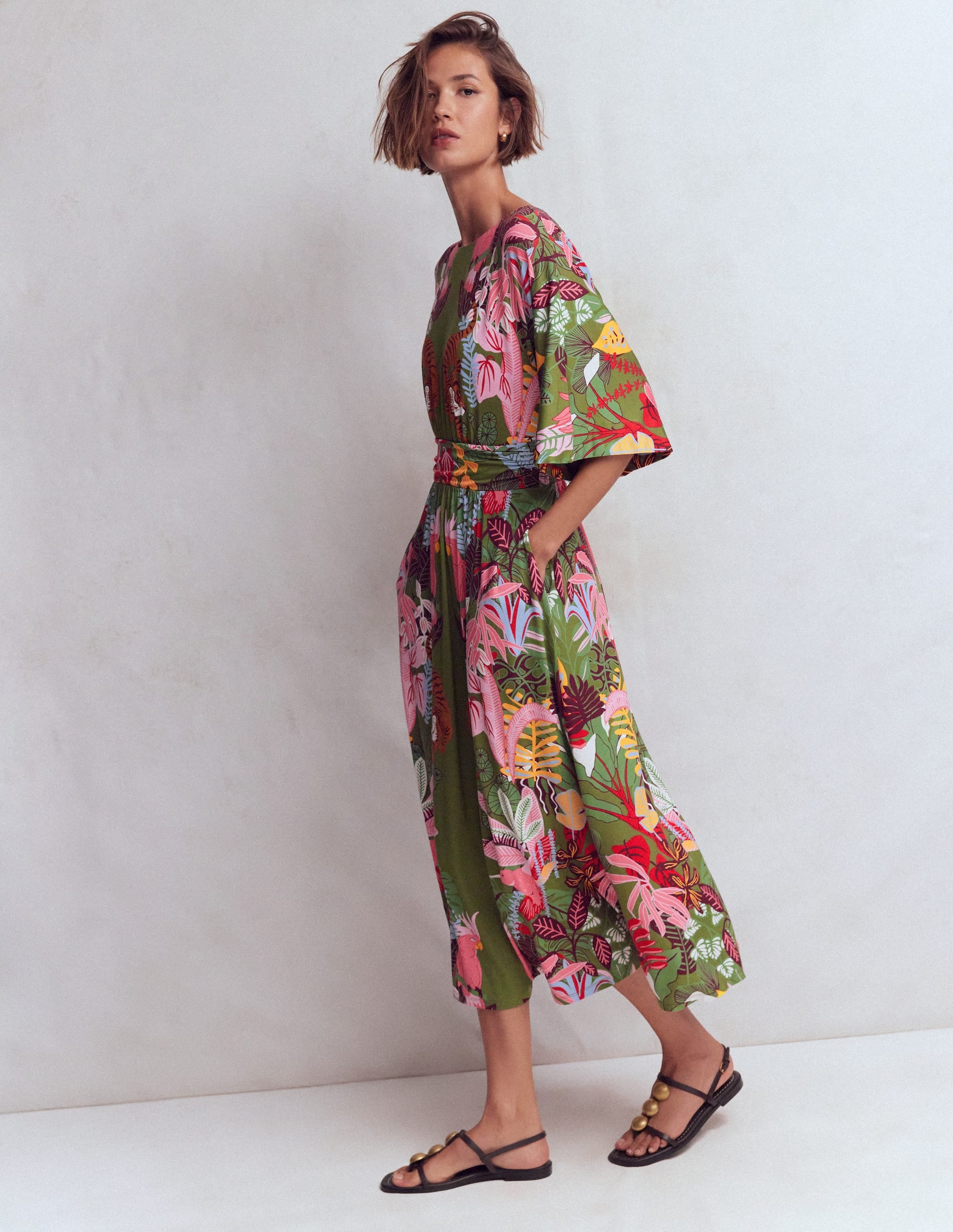 Imelda Kimono Jersey Dress