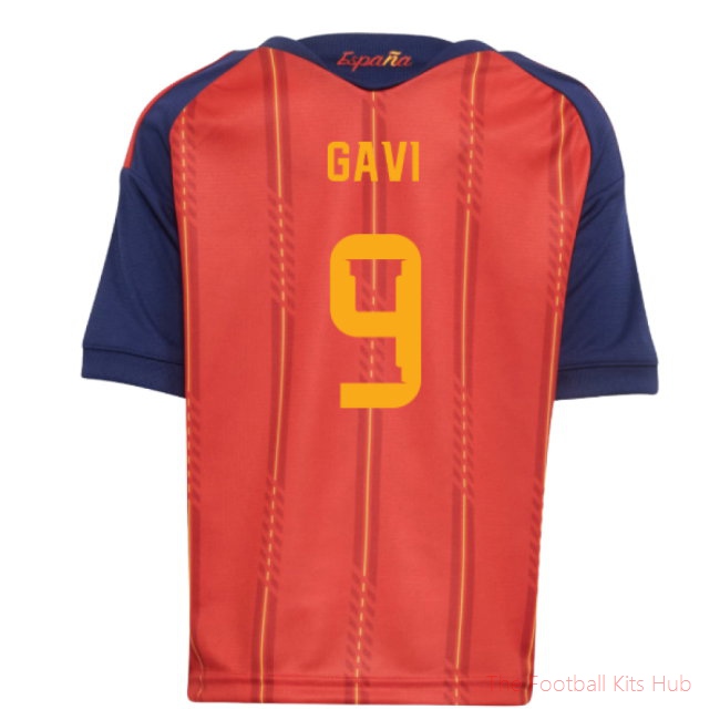 2026-2027 Spain Home Little Kids Mini Kit (Gavi 9)