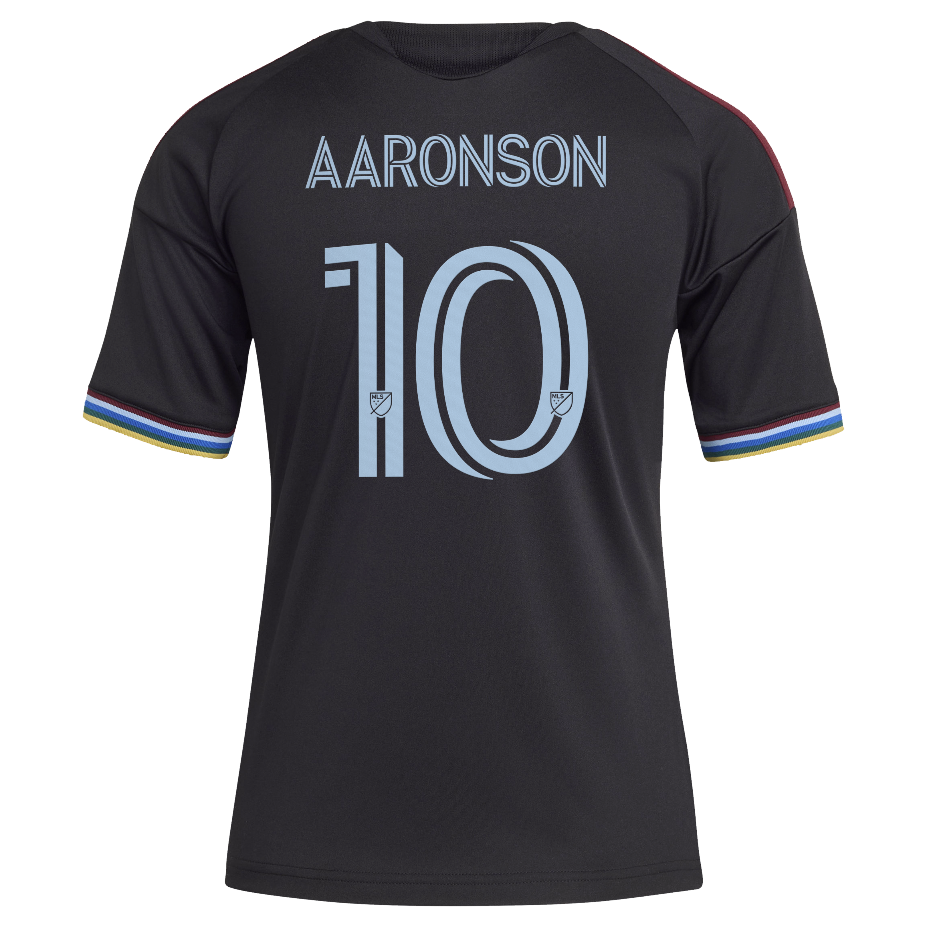 [LK] Paxten Aaronson Colorado Rapids Youth 2026 Colorful Colorado Replica Jersey - Black