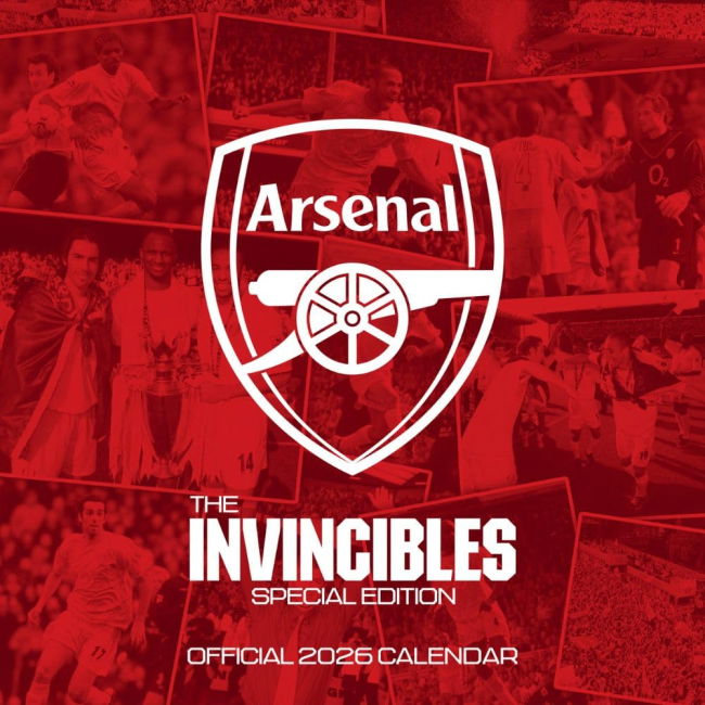 Calendar 2026 2025-2026 Arsenal FC Home Shirt