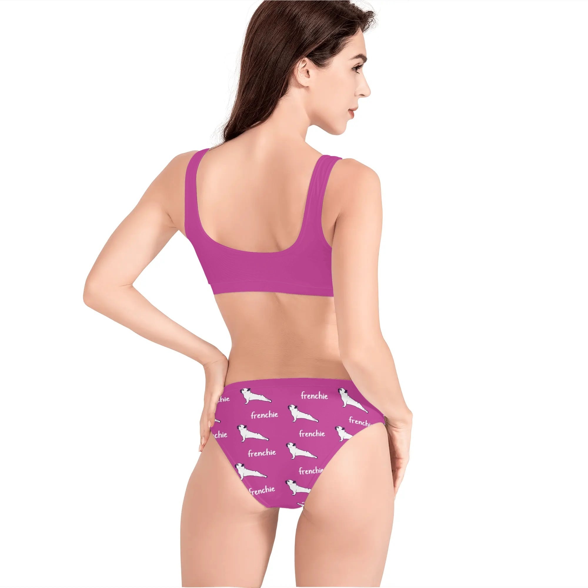 French Bulldog Lover Betty Womens Sport Bikinis Swimsuit Perfect Gift Idea