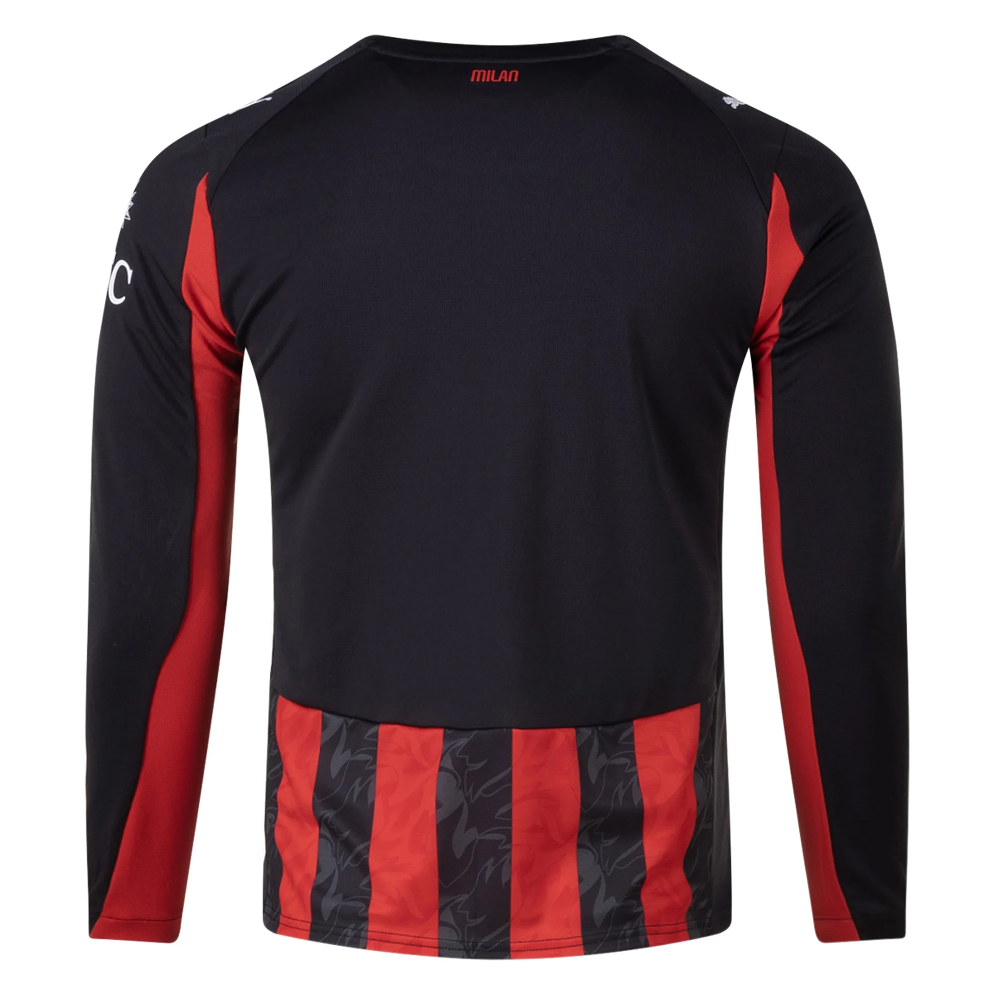 AC Milan Long Sleeve 2025-2026 UCL Home Jersey – Authentic Shirt