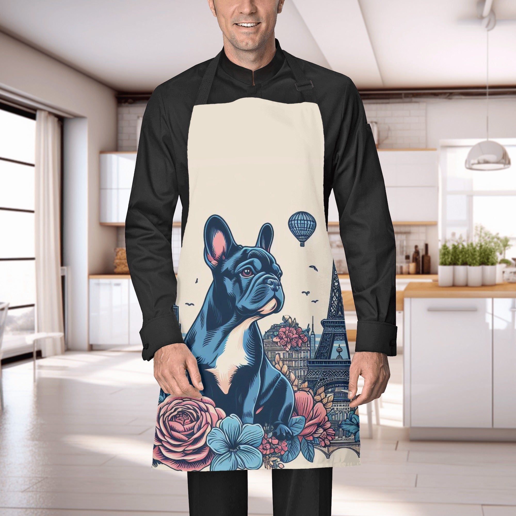 French Bulldog Paisley Apron Cute Frenchie Essential