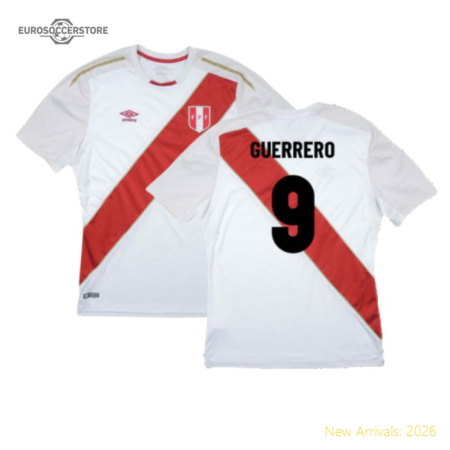 Peru 2018 Home Jersey Shirt Football Fan Apparel Match Day Match Day Essential