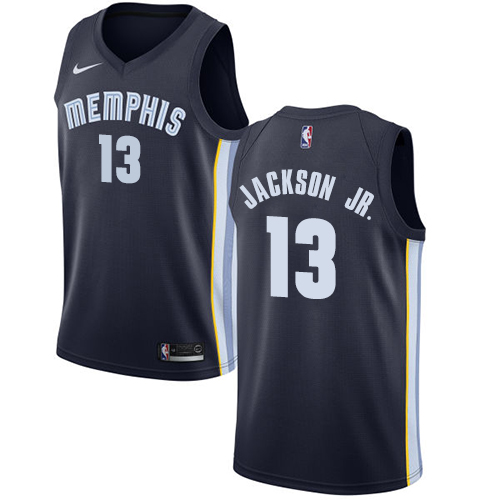 MEM #13 Jaren Jackson Premium 2024 Icon NBA Jersey - Blue Swingman