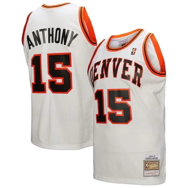 Durable Carmelo Anthony DEN NBA Jersey - Economical - Licensed Product