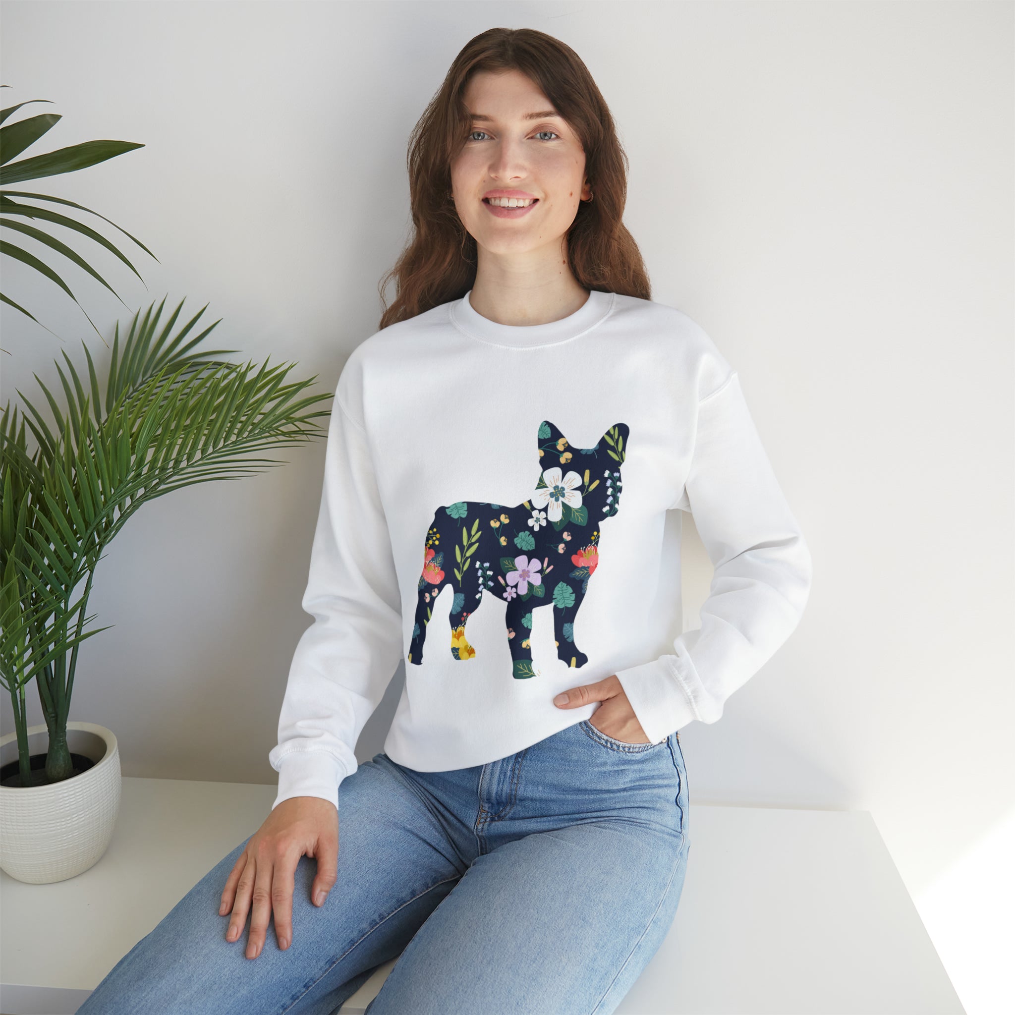 Floral Sweater - Comfy Unisex Sweatshirt Casual Wear | Unique Design