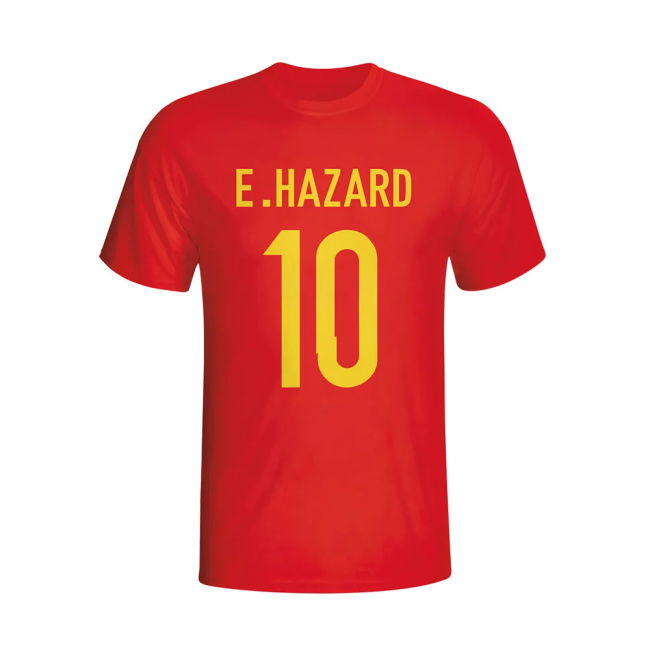 Authentic Eden Hazard Belgium Match Football Replica Lightweight Team