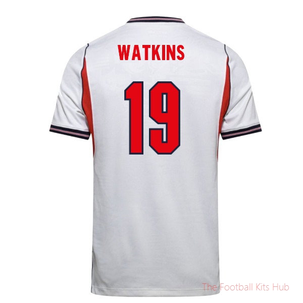 Football Team England 2026-2027 Home Shirt (Watkins 19)