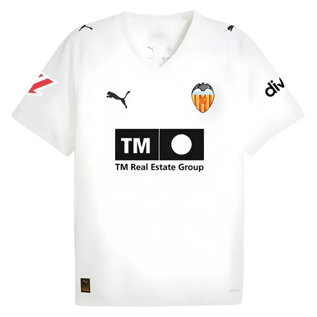 2025-2026 Valencia Authentic Home Jersey | Match Day | Replica