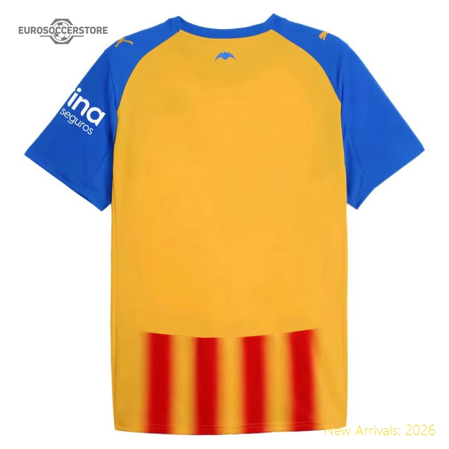 Valencia Spanish Football Third Official Jersey Performance Fabric