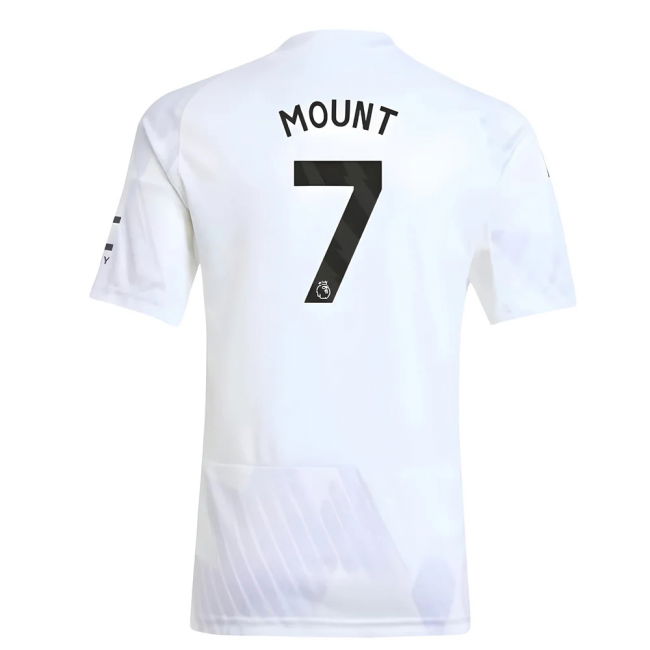 Man Utd 2025-20 Away Football Kit Mount Name & Number M S Kids