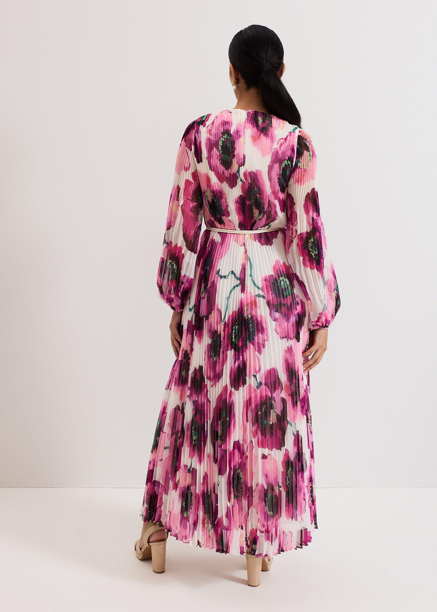 Petite Natalia Floral Print Maxi Dress