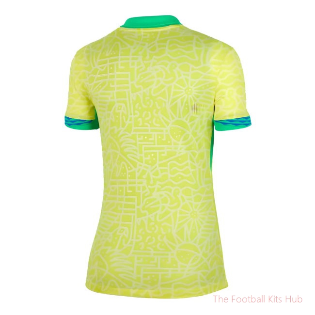 2024-2025 Brazil Home Shirt (Womens) (Neymar JR 10)