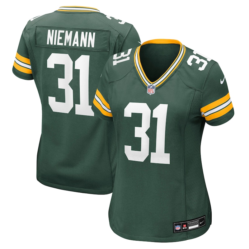 None Nick Niemann Green Bay Packers Championship Contender Game Jersey