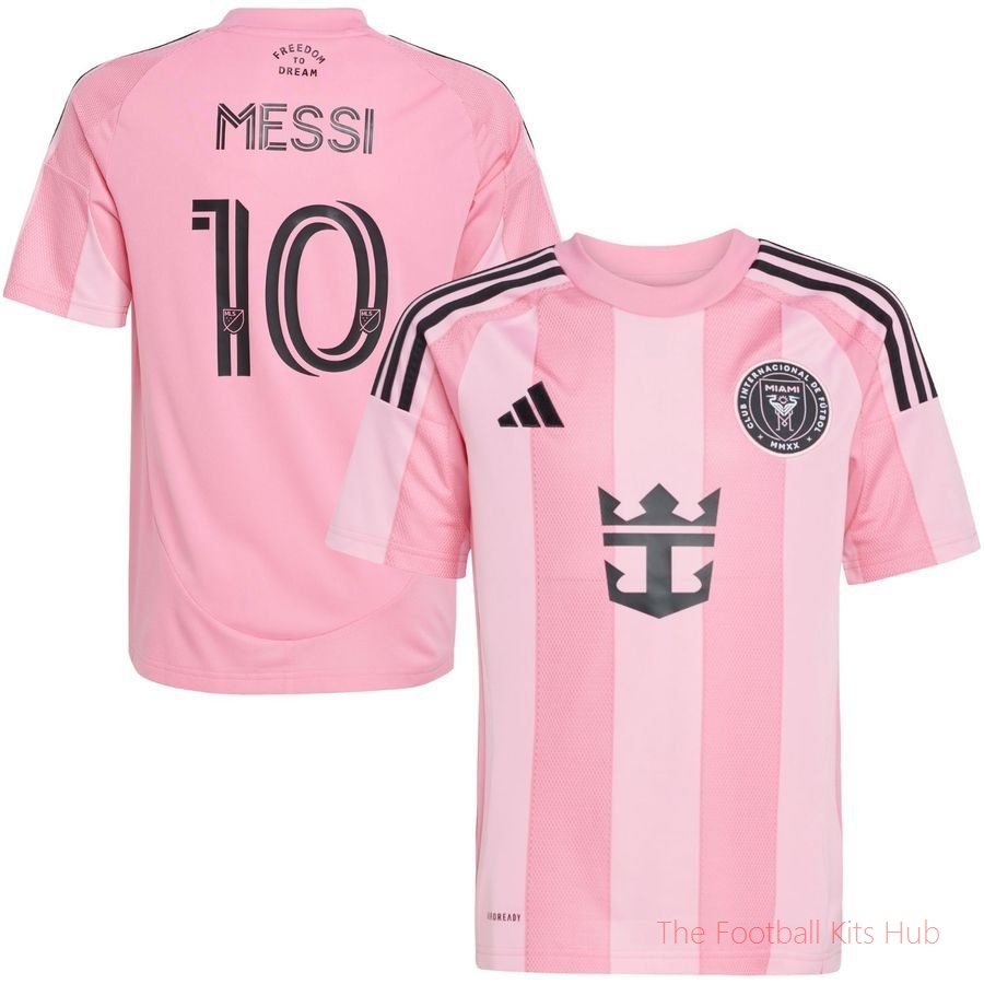 Inter Miami Home Shirt 2025 Messi 10 Kids