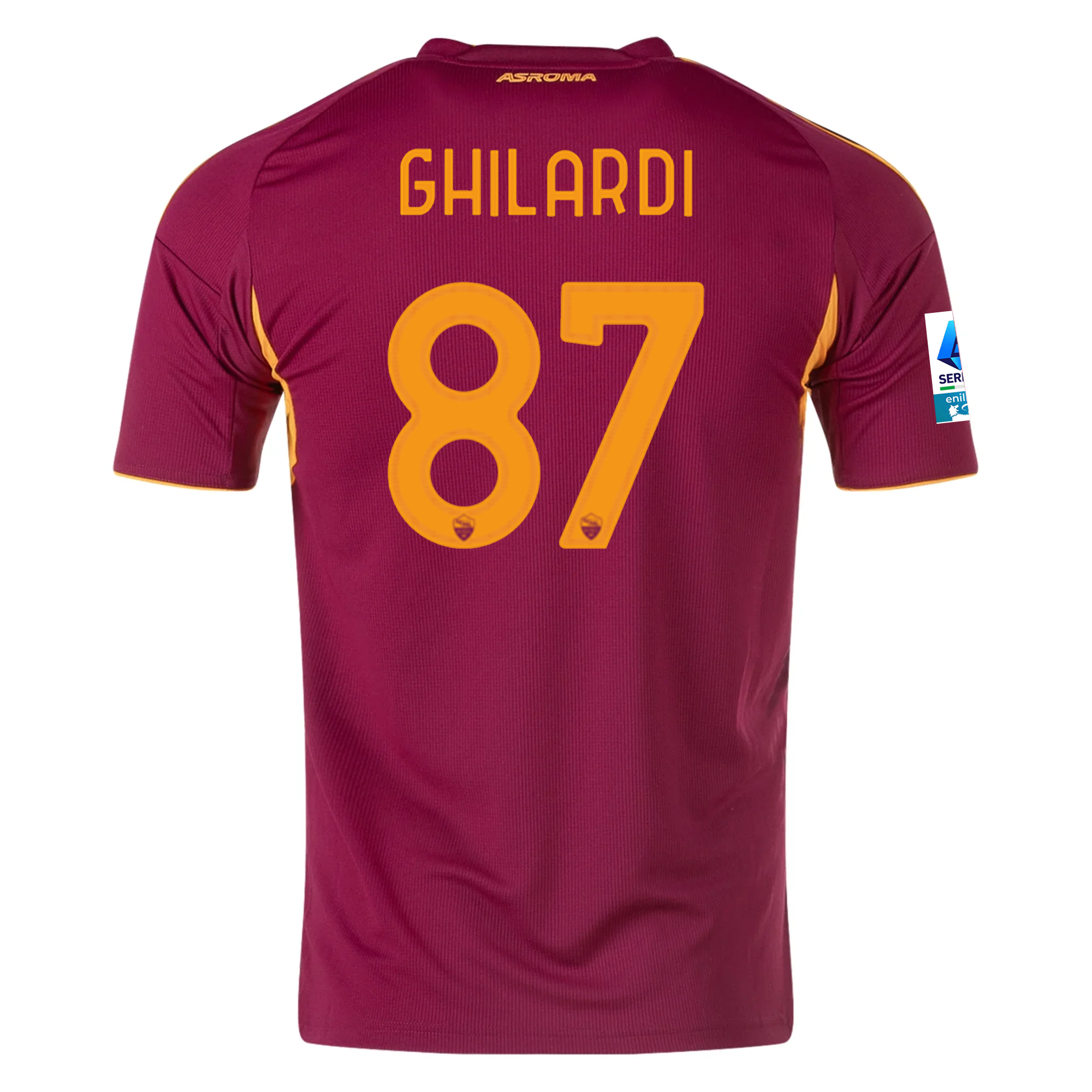 AS Roma Ghilardi 2025-2026 Ser Home Jersey – Authentic Shirt