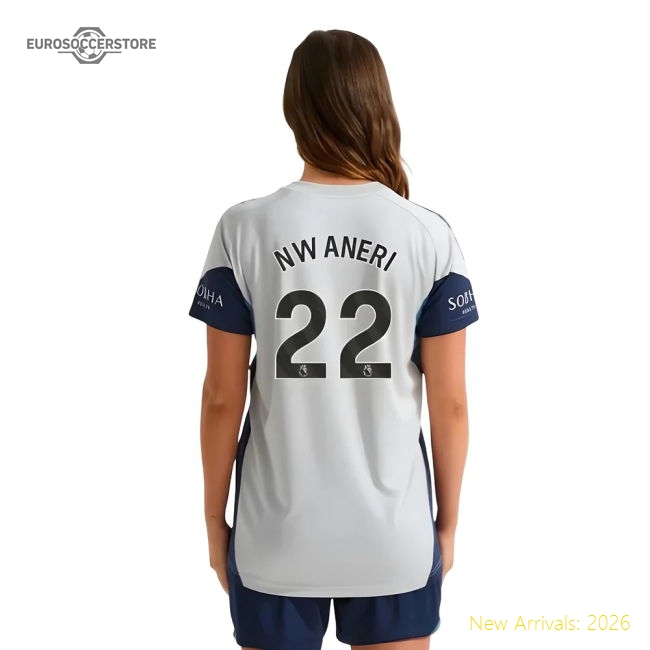 2025-2026 Arsenal Womens Comfortable Nwaneri Jersey Performance Fabric