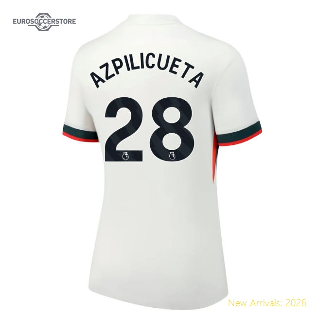 Chic Chelsea Womens Azpilicueta Jersey 2025-2026 Breathable